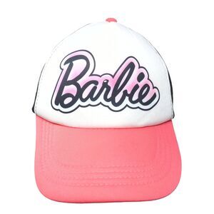 Barbie Snapback Trucker Hat Multicolor One Size Colorblock Mesh Back 6 Panel